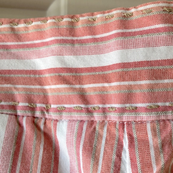Talbots Petites Striped Cotton Capris - Picture 10 of 15